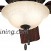 Hunter 52-inch Onyx Bengal Finish Ceiling Fan with Texture Tea Glass Light Kit (Certified Refurbished) - B01KU8KQ4Q